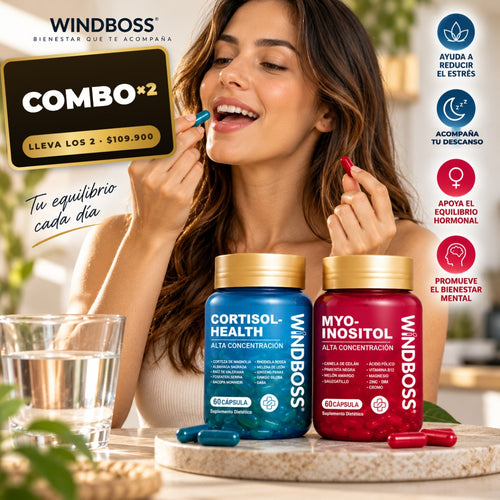 Combo Equilibrio Femenino - Mio-Inositol + Apoyo al Cortisol 🌸