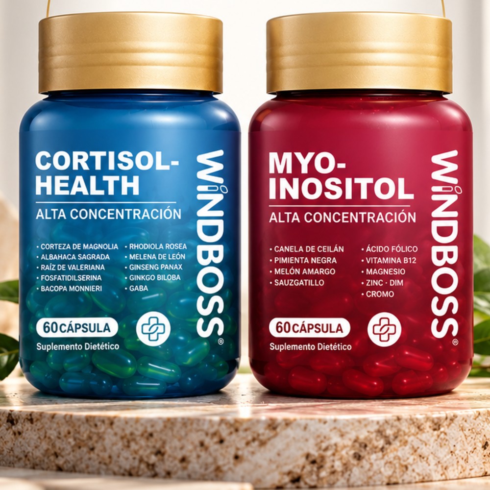 Combo Equilibrio Femenino - Mio-Inositol + Apoyo al Cortisol 🌸