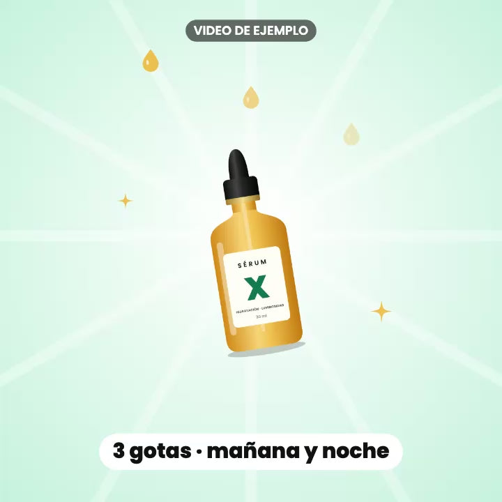 Sérum X: Hidratación y luminosidad para tu piel ✨