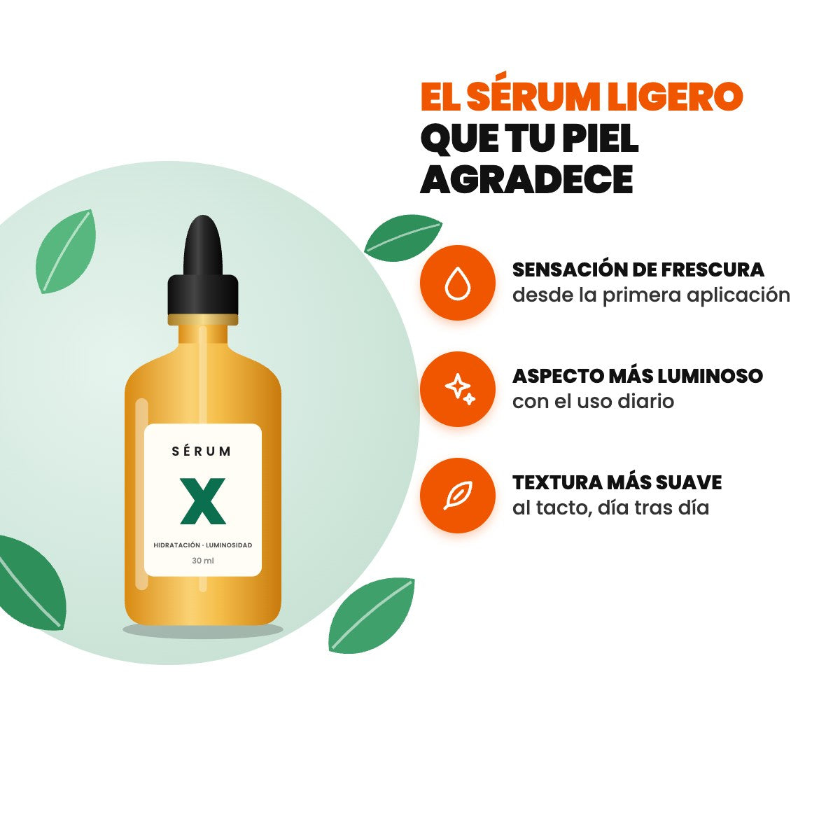 Sérum X: Hidratación y luminosidad para tu piel ✨